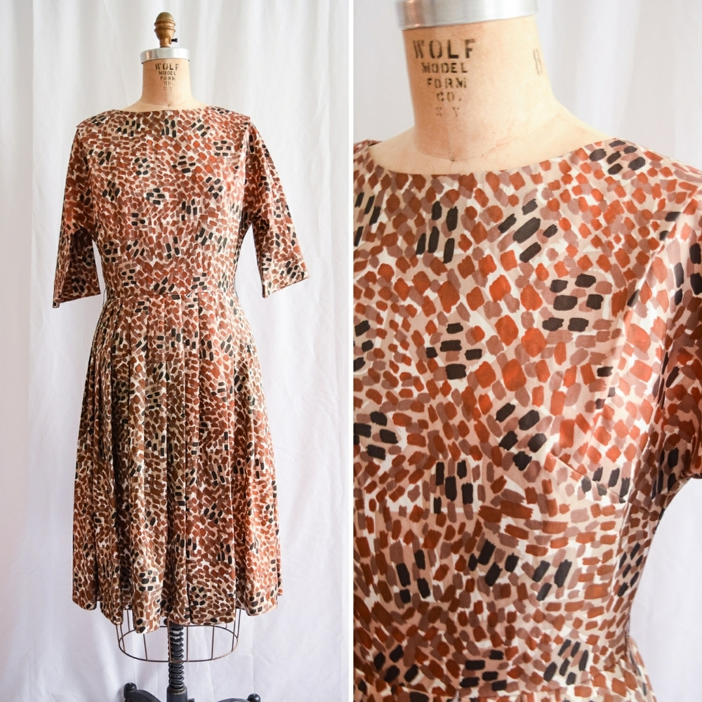Vintage 1960s Mad Men Era Dress R&K Originals